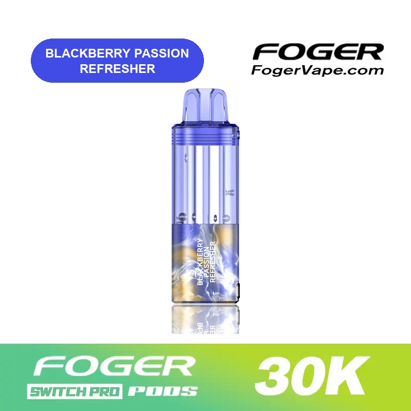 Foger Blackberry Passion Refresher Flavor β Switch Pro 30K Refill Pod.