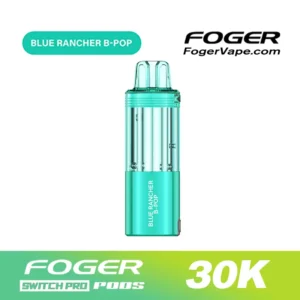 Foger Blue Rancher B-Pop Flavor — The Switch Pro 30K Pod.