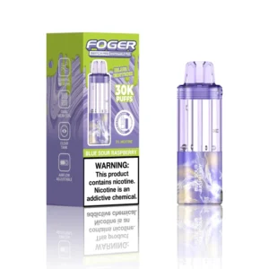 Foger Blue Sour Raspberry Flavor — Switch Pro 30K Refill Pod.