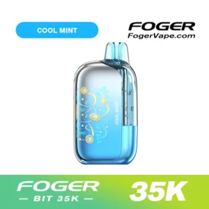 Foger Cool Mint Flavor — Bit 35K, Switch Pro 30K Kit & Pod.