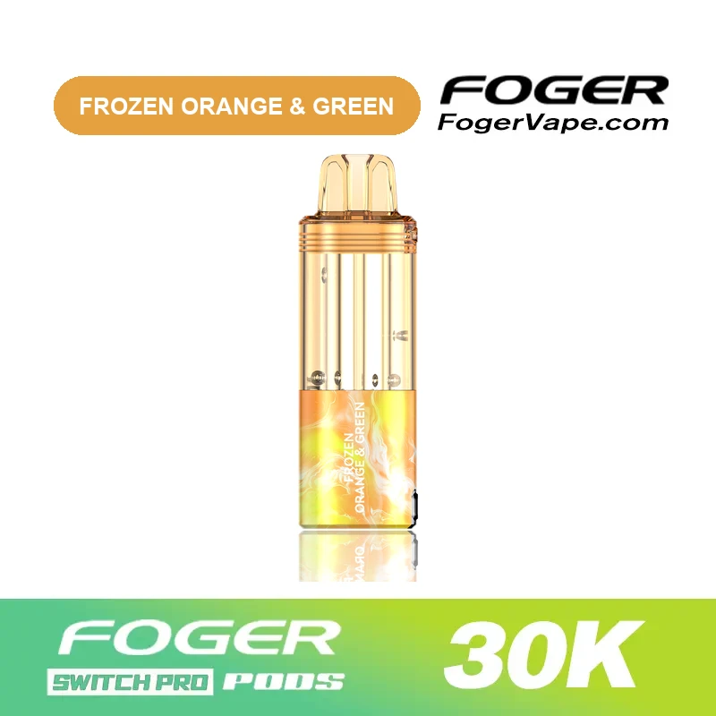 Foger Frozen Orange & Green Flavor β Switch Pro 30K Refill Pod.