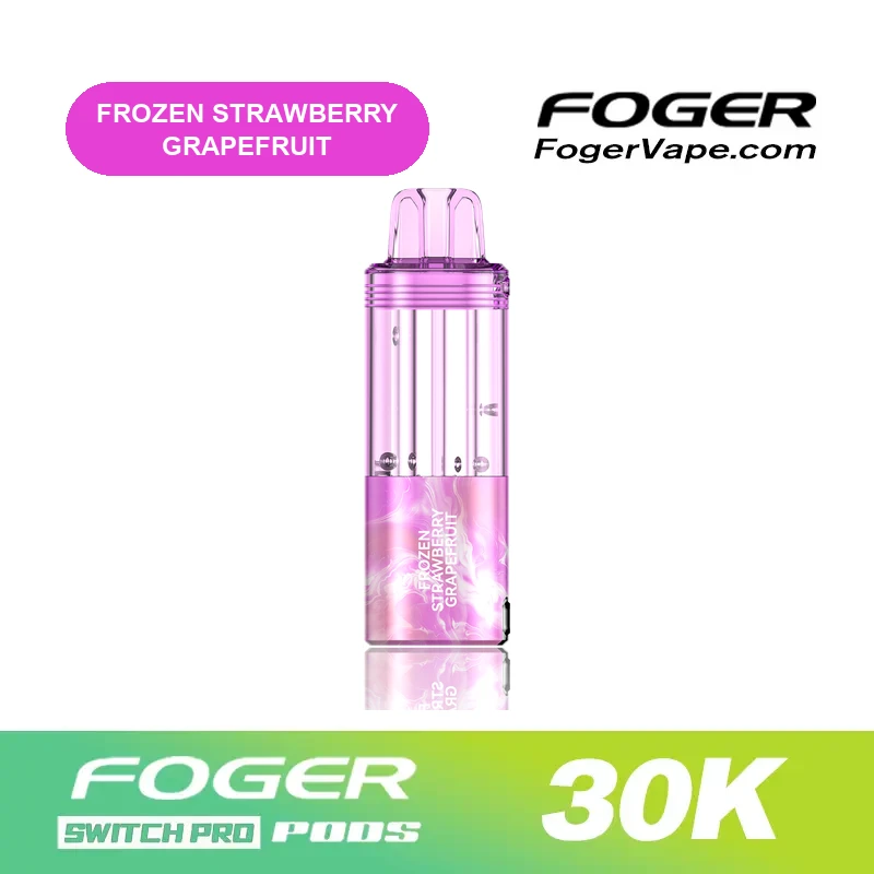 Foger Frozen Strawberry Grapefruit Flavor β Switch Pro 30K Refill Pod.