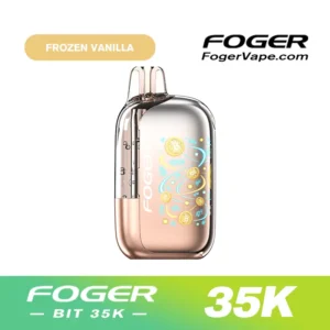 Foger Frozen Vanilla Flavor — Bit 35K Disposable Vape.