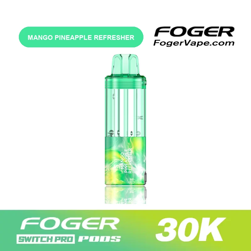 Foger Mango Pineapple Refresher Flavor β The Switch Pro 30K Pod.