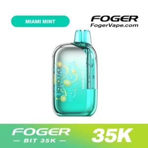 Foger Miami Mint Flavor — Bit 35K, Switch Pro 30K Kit & Pod.