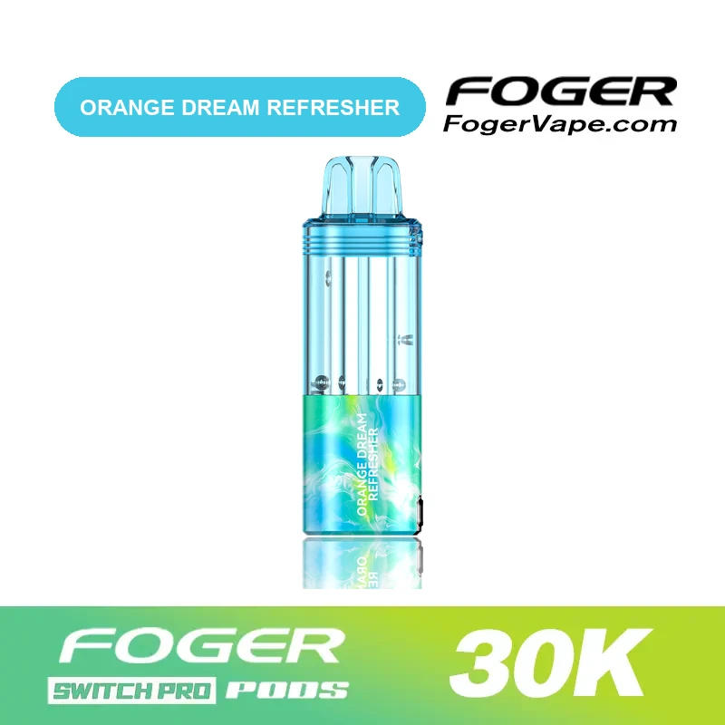 Foger Orange Dream Refresher Flavor β The Switch Pro 30K Pod.