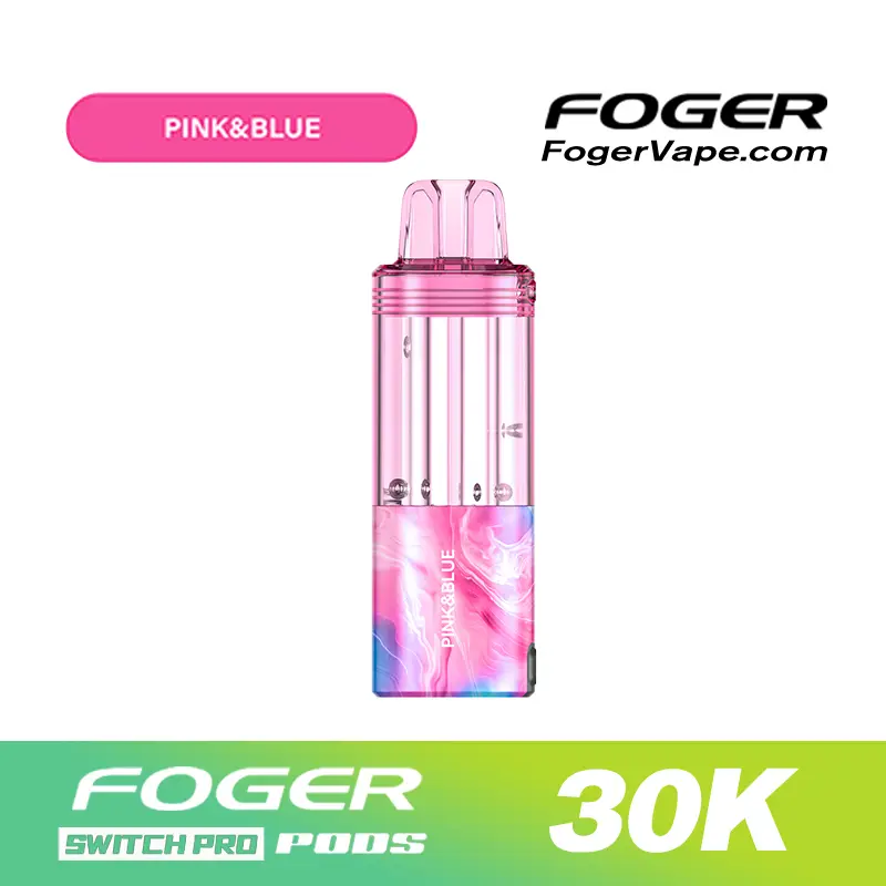 Foger Pink & Blue Flavor — Switch Pro 30K — Pod or Kit.