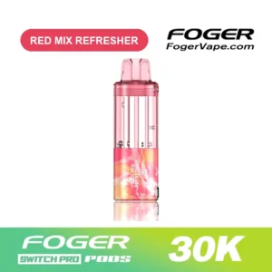 Foger Red Mix Refresher Flavor β The Switch Pro 30K Pod.