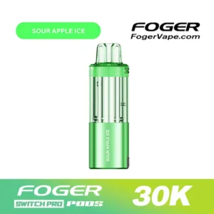 Foger Sour Apple Ice Flavor β Switch Pro 30K β Pod or Kit.
