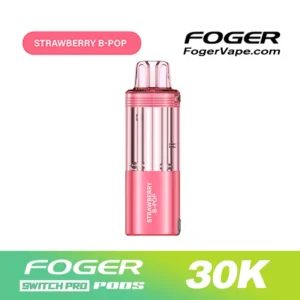 Foger Strawberry B-Pop Flavor β Switch Pro 30K Refill Pod.