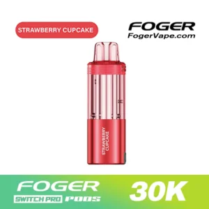 Foger Strawberry Cupcake Flavor β Switch Pro 30K Refill Pod.