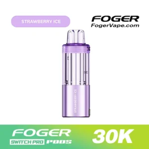 Foger Strawberry Ice Flavor β Switch Pro 30K Pod & Kit.