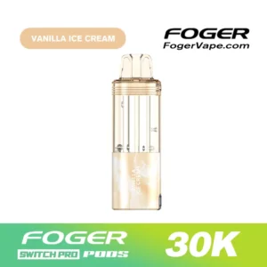 Foger Vanilla Ice Cream Flavor β Switch Pro 30K Pod.